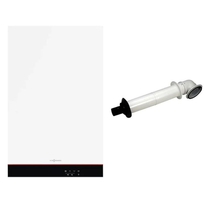 Viessmann Vitodens 050-W 35kW Combi Boiler Pack with Horizontal Flue