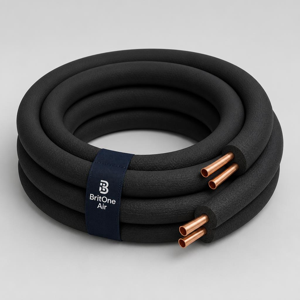 Copper pipe and lagging
