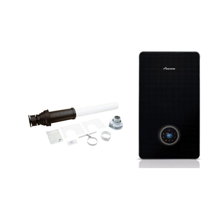 Worcester Bosch Greenstar 8000+ Style 32kW Combi Boiler Pack & Vertical Flue