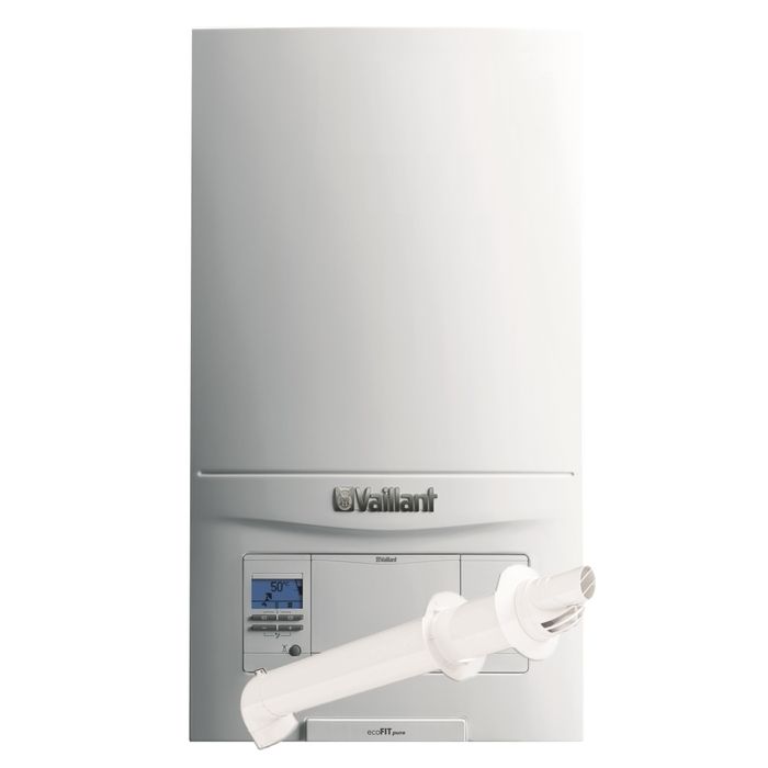 Vaillant EcoFit Pure 830 30kW Combi Boiler Pack with Horizontal Flue Pack