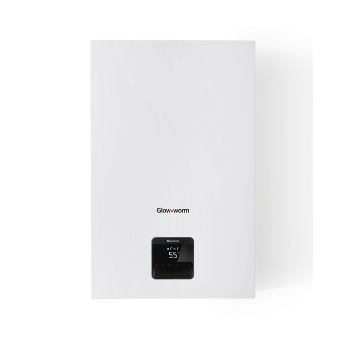 Glow-worm Micracom 24kW Combi Boiler Pack With Vertical Flue & Plumbright Boiler Installation Pack Basic