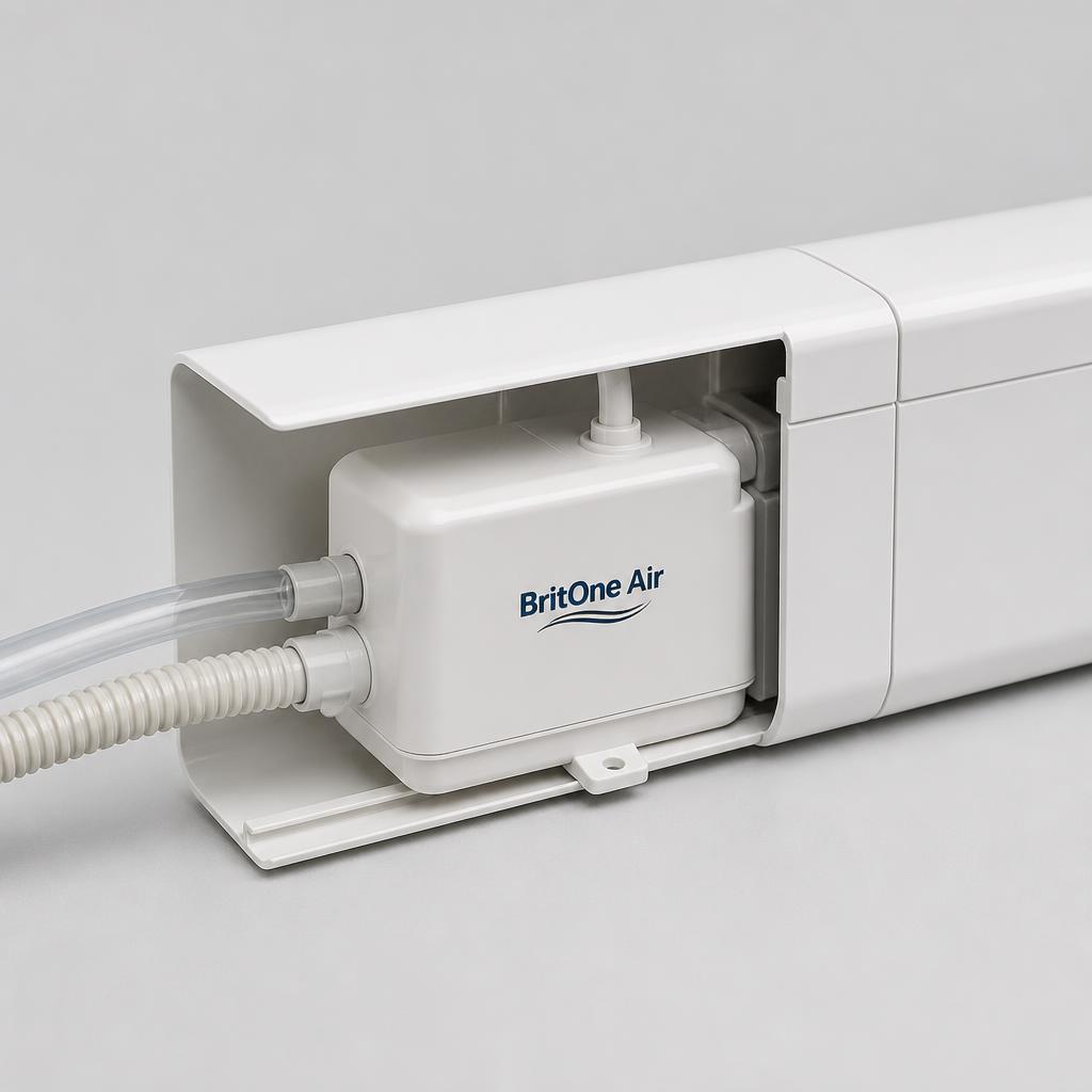 Concealed condensate pump