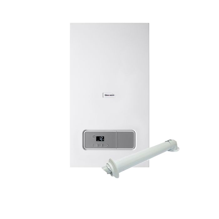 Glow-Worm Ultimate 3 35kW Combi Boiler Pack with Horizontal Flue Pack & 5 year warranty