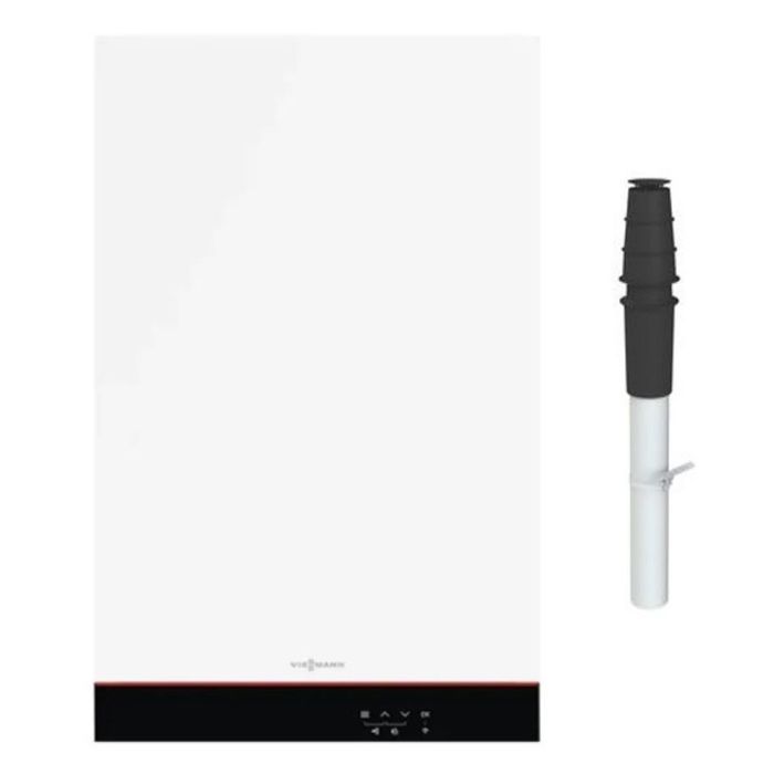 Viessmann Vitodens 050 W 25kW Combi Boiler Pack with Vertical Flue