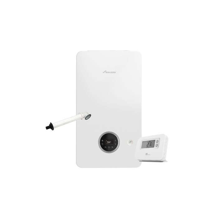 Worcester Bosch Greenstar 2000 30kW Combi Boiler Pack with Vertical Flue and ProForce Wireless Programmable Thermostat
