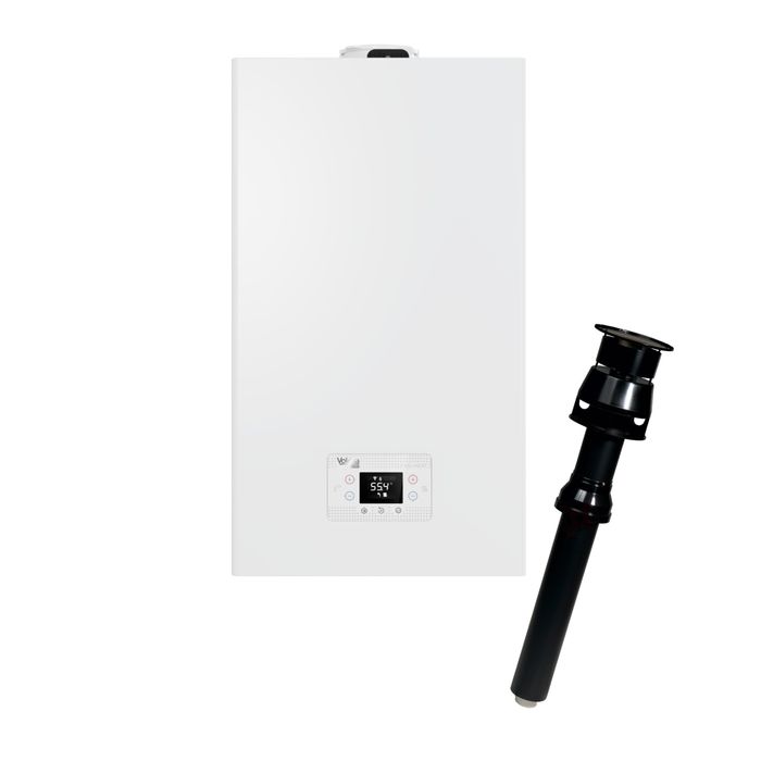 Vokera Easiheat 29C 29kW Combi Boiler Pack with Vertical Flue