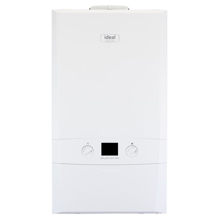 Ideal Logic Max C35 35kW Combi Boiler Pack With Vertical Flue And Ideal Halo Rf Control
