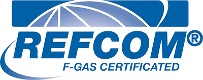 REFCOM F-Gas Certified registered contractor badge