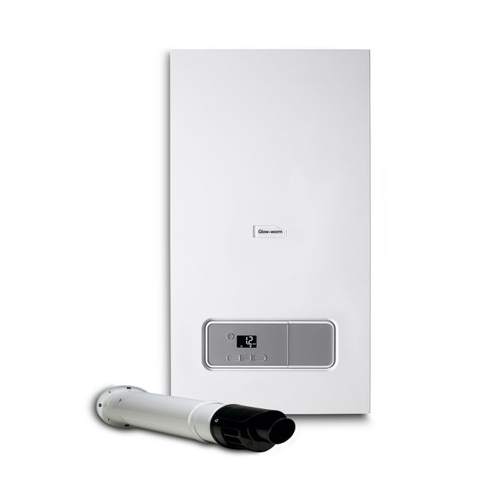 Glow-Worm Energy7 35C 35kW Combi Boiler Pack With Rear Flue Pack