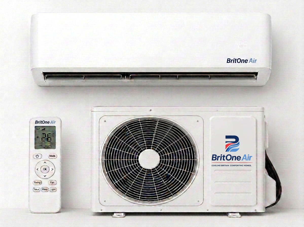BritOne Air One 9000 BTU (2.6kW) Wall Mounted Air Conditioner